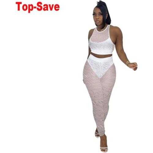 2021 New Arrival Fitness Sporty Women Set Tracksuit Sleeveless O-Neck Tank Stretchy Leggings 2 Piece Set Solid Streetwear Outfit