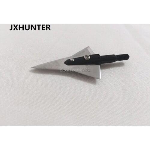 6PK compound bow arrow points125 grain arrow broadhead with sharp blades for hunting