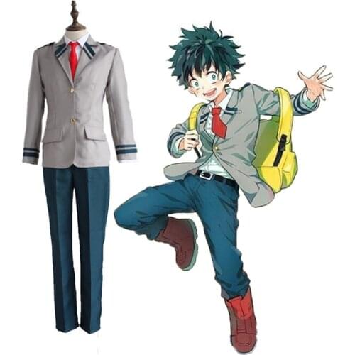 Anime My Hero Academia Cosplay Costumes Izuku Midoriya Katsuki Bakugou Shouto Todoroki Cosplay Halloween Boku No Hero Academia