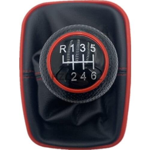 Free Shipping For VW 1999-2004 Golf 4 IV MK4 GTI R32 Bora Jetta MT 6 Speed Car Gear Shift Knob Lever Shifter Gaitor Boot