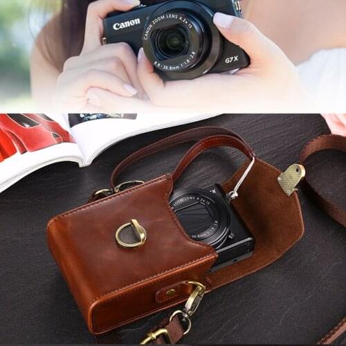 High Quality PU Camera Bag Leather Case For Canon IXUS 285 265 245 240 230 220 190 185 182 180 177 175 170 162 160 132 130