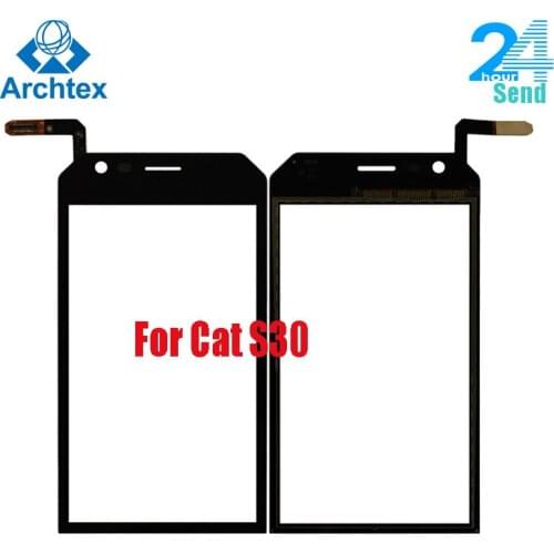 For Original Cat S30 Touch Screen Panel Glass Lens Digitizer Sensor +Tools 100% Test Stock