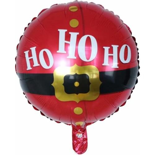 50pcs Santa Claus Foil Helium Ho Ho Balloons Christmas Children Toys Home Decoration Happy New Year 2021 New Year Party Supplie
