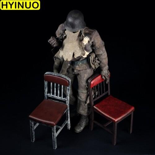 1:6 Scale Fire Girl Toys FG013 Assembled Version Model Alloy Chair Metal Chair Model Fit For 12" Body Action Figure Accessories