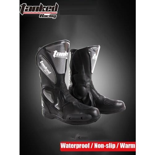 Motorcycle riding shoes men TANKED Rally riding boots off-road boots non-slip waterproof anti-fall four seasons racing boots