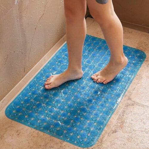 Anti Slip Bathroom Mat Large Bath Shower Foot Pad Waterproof Suction Household Bath Mats Bathroom Set