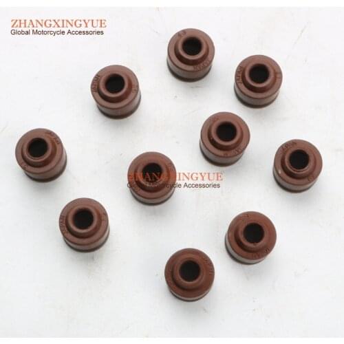 10pc High quality valve oil seal for KYMCO B&W Eu2 Grand Dink Eu Kxr 250 People S Venox Eu3 250 X Citing I 250 500cc 00122779
