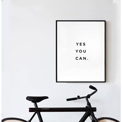 Modern Style Simple Inspirational Quotes Canvas Painting Wall Art Nordic Posters and Prints Wall Pictures for Living Room Decor