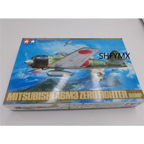 Tamiya Hobby Toys 1/48 MITSUBISHI A6M3 ZERO FIGHTER Assembly Kits Airplane Aircraft Model For Adults Diy Or Children Kids Gift
