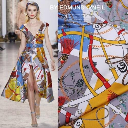 Natural mulberry silk stretch satin fabric cloth 140 cm width 19mm draped breathable harem pants sewing spandex fabric for dress