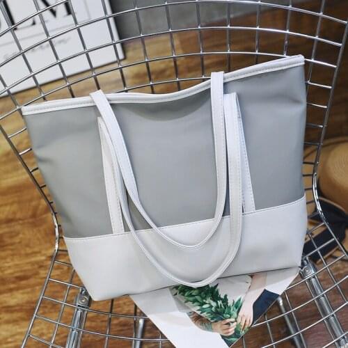 Winter Hot Oxford Tote Bag Women Large Capacity Shoulder Bag Waterproof Handle Bag Lady Shopping Totes Nylon Big Daily Pouch sac