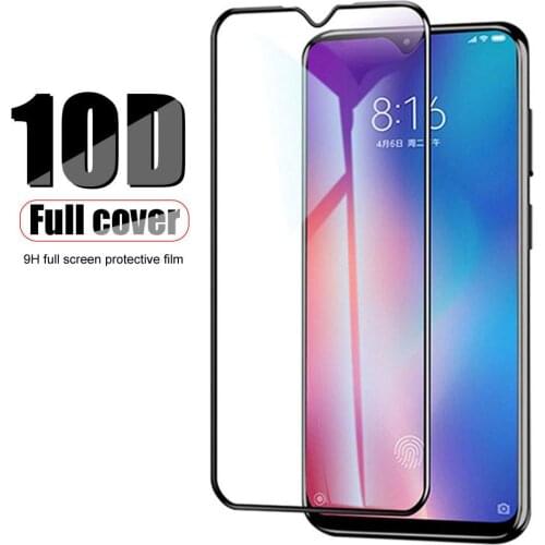 10D Full Protective Glass for Xiao mi 8/9/9 Se Tempered Glass Cover For Redmi Y3/Redmi K20/CC9 Screen Protector Glass Film