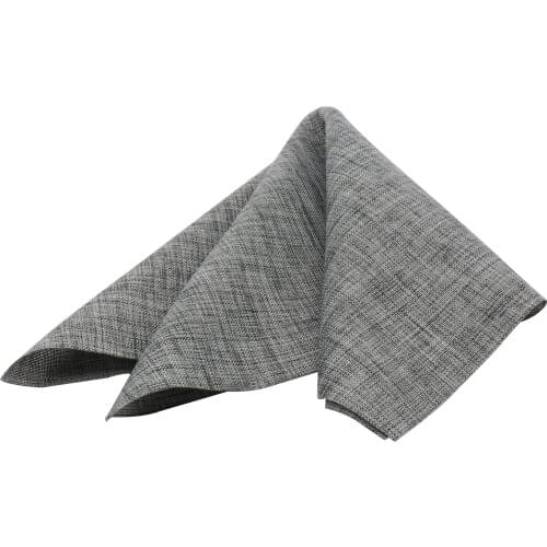 2pcs Soft Imitation Linen Placemat for Dining Table Non-slip Drink Coaster Gray Insulation Pads Table Mats Home Decor 30x30cm