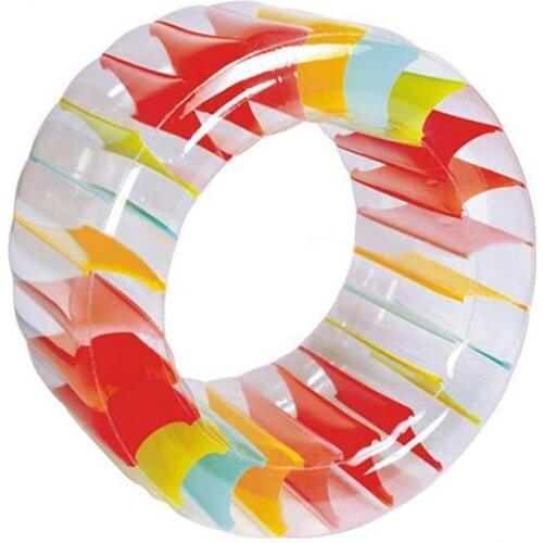 2xSwimming Pool Pond Beach Inflatable Water Wheel Raft Roller Floating Toys