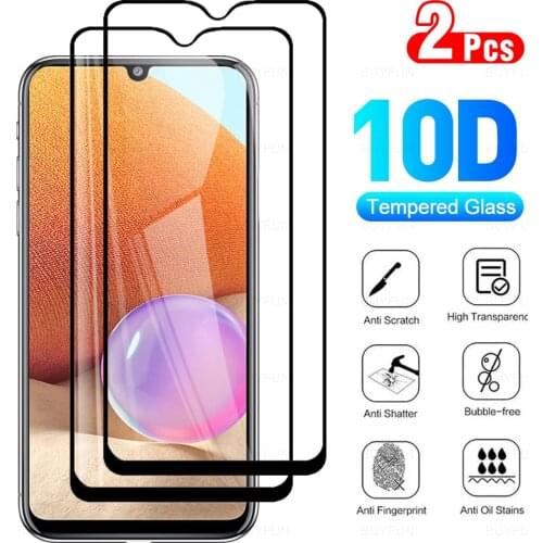 2Pcs Tempered Glass For Samsung A32 4G Glasses Protective Glass For Samsung A 32 SM-A325F 6.5Inches Phone Protection Cover Film
