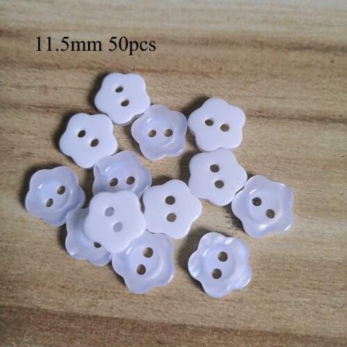 50PCs Resin Sewing Buttons Scrapbooking Round 2 Holes Costura Botones bottoni botoes BS00X
