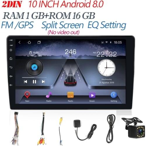 2Din Car Radio 10″ Android Multimedia Player GPS WIFI Bluetooth Player for Toyota Volkswagen Hyundai Kia Suzuki Autoradio