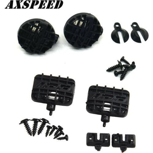 AXSPEED RC Car Lampshades LED Light Cover Lamp Cups for 1/8 1/10 RC Rock Crawler Axial SCX10 D90 HPI TRX4 HSP Redcat Tamiya