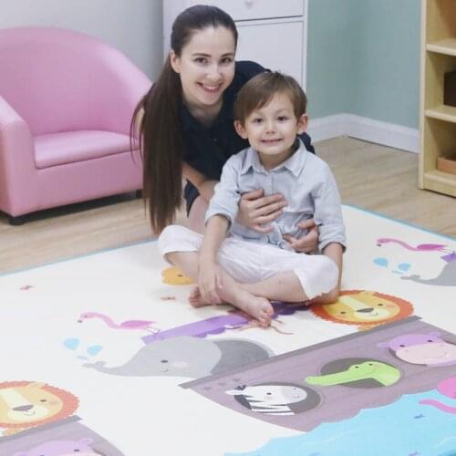 Baby play floor odorless playing infant XPE foam cartoon thickened toddler crawling mat on sale