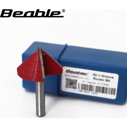 Beable V Groove Router Bit 6*32*90 Degree Woodworking tool cutting tools milling machine tooling cutting end mill CNC Engraving