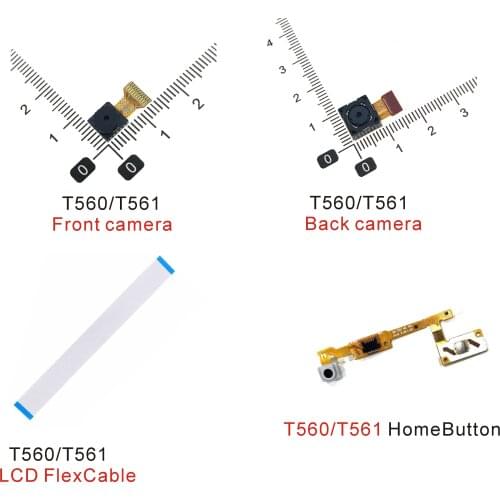 For Samsung T560 T561 flex cable Replacement part Front camera return key Back camera