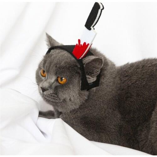 Halloween Pet Cat Headwear Funny Cats Dogs Headdress For Puppy Cat Kitten Halloween Party Pet Costumes Accessories