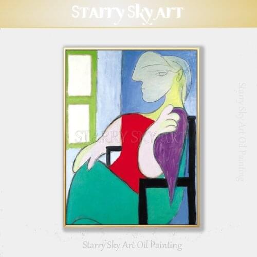 Artist Pure Hand-painted High Quality Abstract Figure Oil Painting on Canvas Reproduction Abstract Woman Portrait Oil Painting