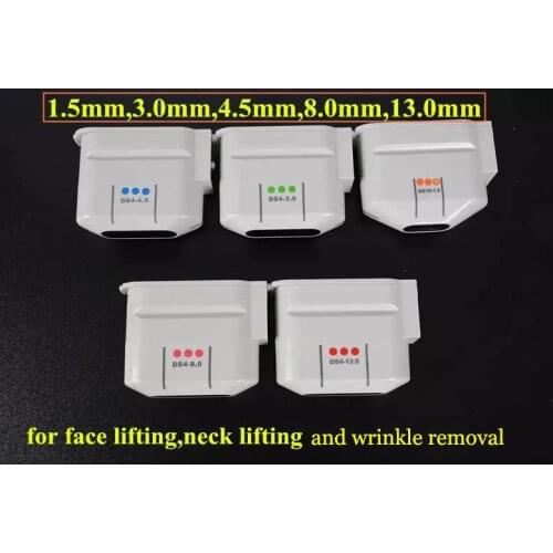 Treatment head for ultrasonic skin tightening wrinkle removal salon beauty machine