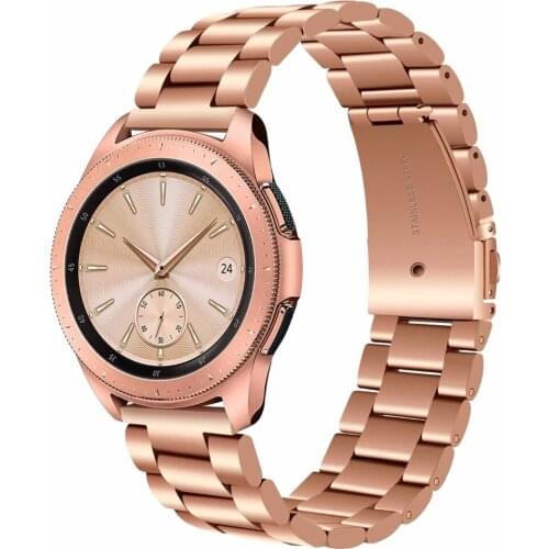 Metal Watchband for Samsung galaxy watch active 2 40mm 44mm bands 20mm Stainless Steel Metal bracelet wrist strap for active2 3