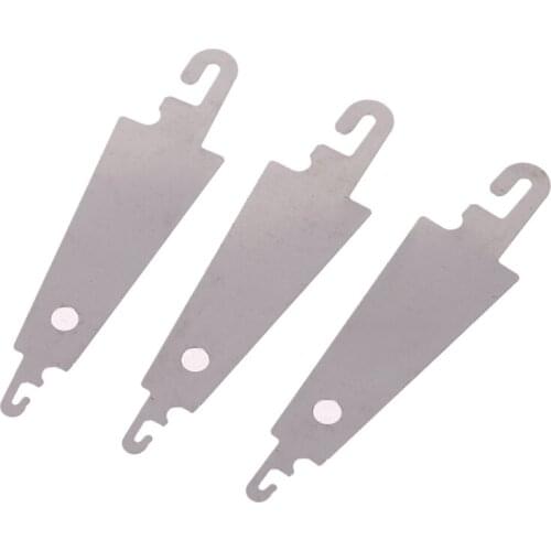 P15D 20pcs Metal Needle Threaders Embroidery Cross Stitch Threading Tools for Large Eye Needles Hand DIY Sewing with Clear Box