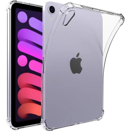 For iPad Mini 5 4 3 2 1 TPU Silicon Transparent Shockproof Cover For iPad Mini5 Mini4 Mini3 Mini2 7.9 Inch Anti-fall Soft Case