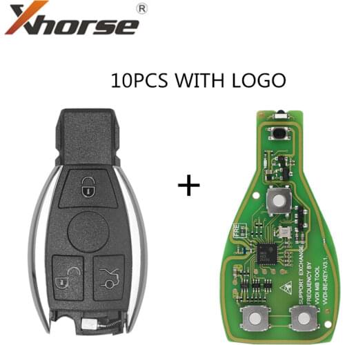10PCS Xhorse VVDI BE KEY PRO For BENZ Remote Key Chip Support VVDI MB SW Exchange Frequency Improved Version