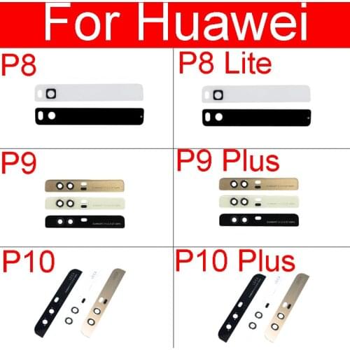 Back Camera Lens & Flash Cover For Huawei P8 P9 P10 Lite Plus Rear Outer Camera Glass Lens + Adhesive Sticker Replacement Repair