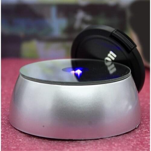 1pcs Creative Three-lamp LED Multi-color Interchanging Display Crafts Round Lamp Base Stand Cosplay Prop Decor Women Men Gift