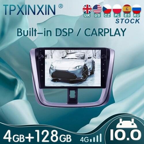 10.0 PX6 For Toyota Vios / Yaris 2014 - 2017 Android Car Stereo Car Radio with Screen Radio Player Car GPS Navigation Head Unit