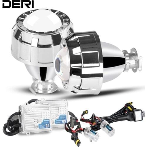 2.0 Inch 4200LM auto Bi Xenon Projector Glass Lenses For H4 H7 Car Headlight 12V With 55W H1 Led Light Styling Product For Car