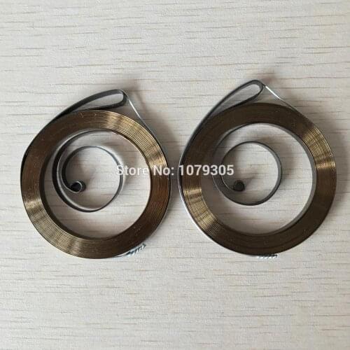 2pcs Recoil Starter Spring For HUS 50 51 55 49 45 41 40 39 39R Chainsaw