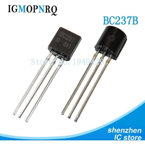 50PCS BC237B BC237 237 TO-92 NPN Low Transistor New