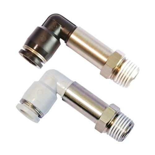 Accessories--One-Touch Fittings threaded type Extendrd male elbow PLL10 PLL12