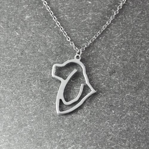 King Charles Cavalier spaniel necklace, King Charles Cavalier spaniel pendant, animal necklace ,alloy dog necklace , pet gift