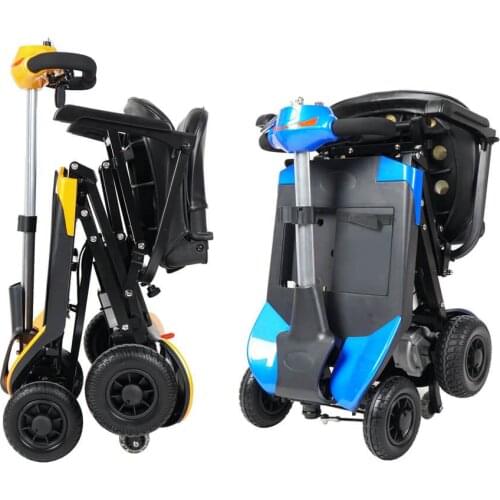 Four Wheels Electric Skateboard Electric Bicycles 180W 48V Mini Folding Electric Scooter For Elderly