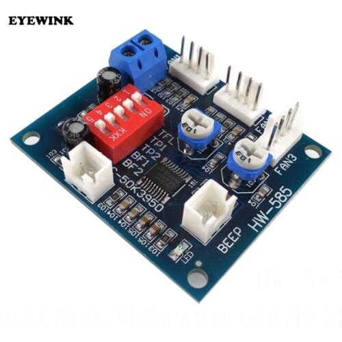 Computer cooling four wire PWM fan temperature controller Temperature control channel 5-9A