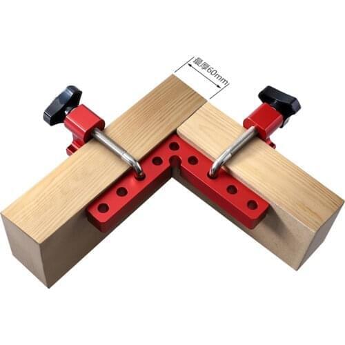 Woodworking Tool Positioning Squares Right Angle Clamps 2pcs For Carpenter Fixed L-Shaped 90 Degrees Auxiliary Fixture