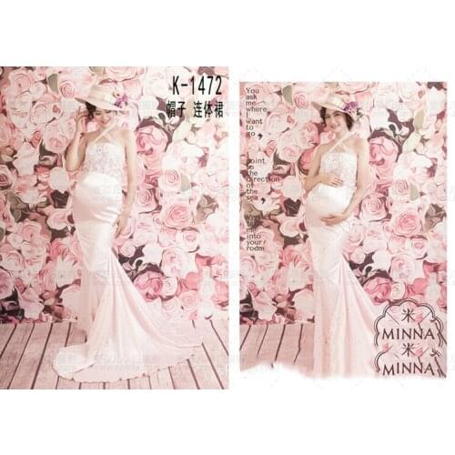 Long Maternity Shoot Dress Pleated Pregnancy Photography Dresses Split Side Maxi Maternity Gown Photo Prop For Pregnant Women