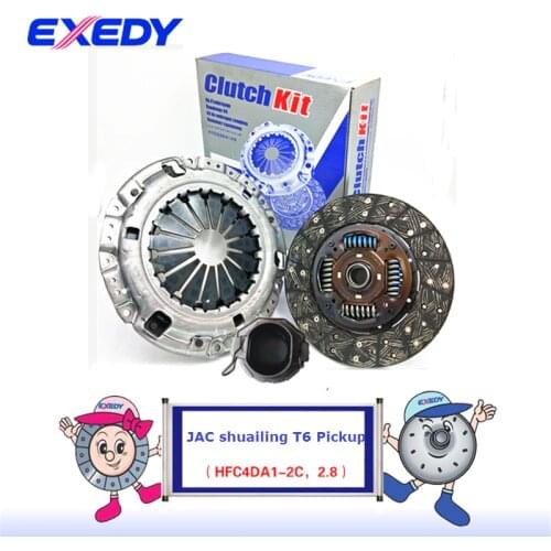 For JAC SHUAILING T6 PICKUP HFC- 4DA1-2C 2.8T ORIGINAL Clutch Disc Clutch Plate Bearing Clutch Kit Set Three Pcs Set