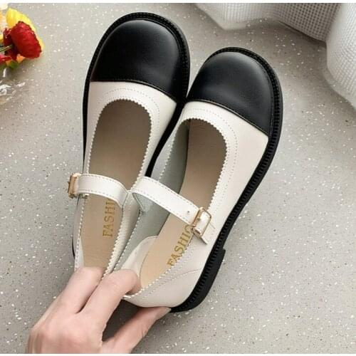 Breathable Woman Round Toe Flat All-Match British Style Female Footwear Shallow Mouth Casual Sneaker New