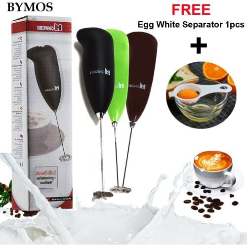 Electric Milk Frother Automatic Handheld Bulletproof Foam Coffee Maker Egg Beater Cappuccino Frother Kitchen Coffee Whisk Tool