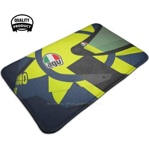 Sole - Luna Helmet Door Mat Foot Pad Home Rug Vale Moto Legend Myth Helmet Sole Luna Classic Yellow Motorbike M1 R1 Sport