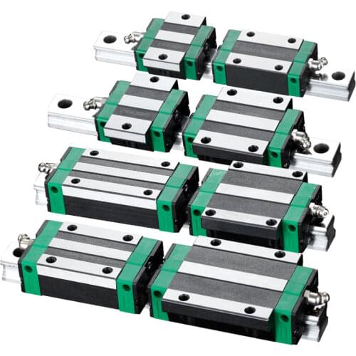 KGT Linear Guide HGH15 HGH20 HGH25 HGH30 Block 100mm to 1000mm Rail Carriage Cnc 3d Printer Part Miniature