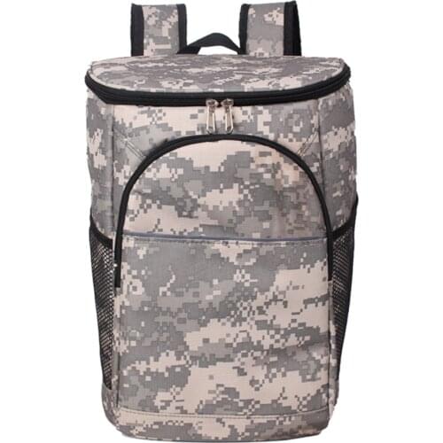 Fashion cooler bag camouflage shoulder backpack insulation ice pack drink cooler box thermal bags waterproof Aluminium foil